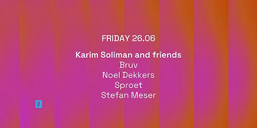 TOFFLER Presents Karim and friends
