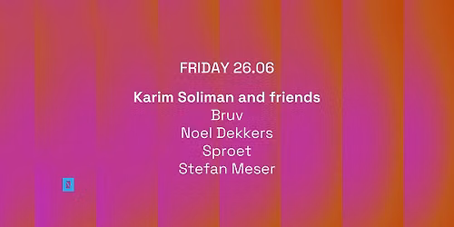 TOFFLER Presents Karim and friends