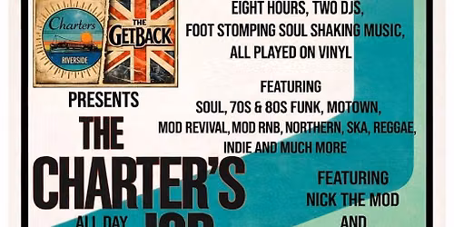 Charters x The GetBack presents: The Charter's Job All Day Vinyl Event - Free Entry