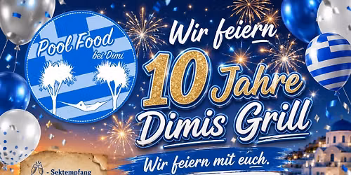 Jubil\u00e4um 10 Jahre PoolFood \u2022 Dimis Grill Arnstadt \u2022 Grieche am Schwimmbad Arnstadt