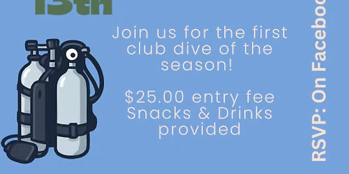 June 13th Club Dive 