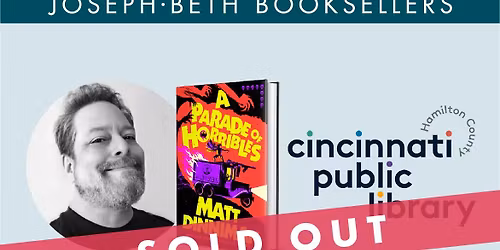 Matt Dinniman discussing A Parade of Horribles at the Cincinnati & Hamilton County Public Library