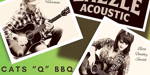 Zazzle Acoustic Duo Rocks Cats "Q" BBQ!