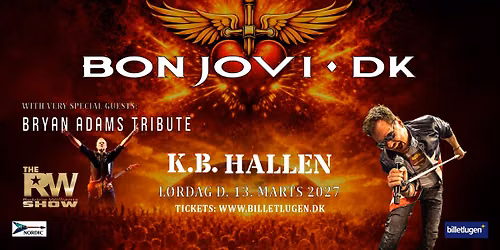 BON JOVI DK - K.B. HALLEN 13. MARTS 2027