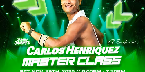 Vancouver 2025 Zumba\u00ae Masterclass with ZJ\u2122 Carlos Henriquez