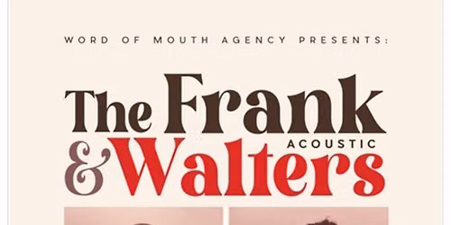 Frank and Walter Acoustic at Paddy Mac\u2019s Coachford on September 19th
