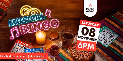 Musical Bingo at Pachamana\ud83c\udf89\ud83c\udfb5