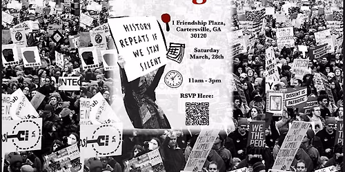 No Kings Peaceful Protest Cartersville, GA March 28th