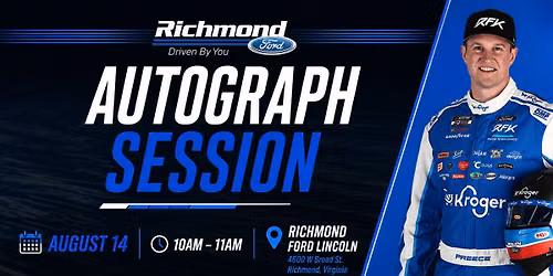 Autograph Signing With Ryan Preece