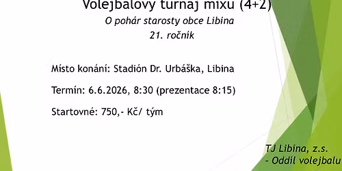 Volejbalov\u00fd turnaj mix\u016f (4+2)