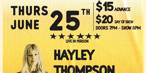 Hayley Thompson King and Joel Thetford Band