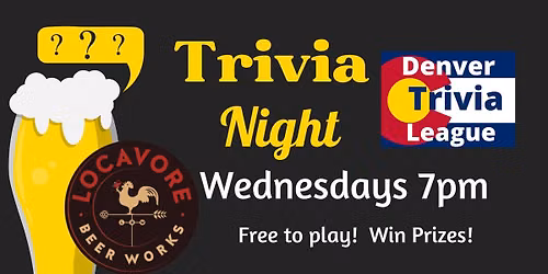 Trivia Night @ Locavore Beer Works