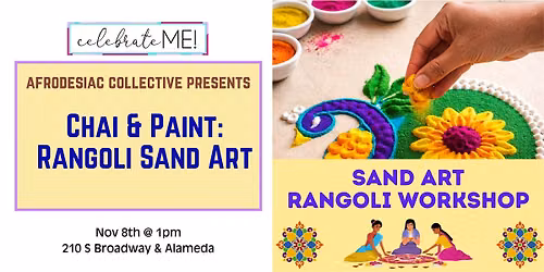 Chai & Paint: Rangoli Sand Art