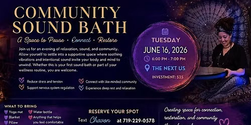 Community Sound Bath
