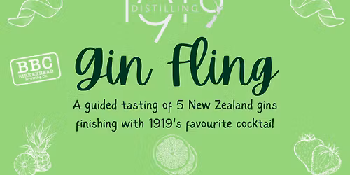 \ud83c\udf78 Gin Fling \ud83c\udf78 1919 Distilling Gin Tasting