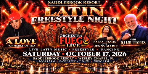 Orchestra Fuego & Angel A-LOVE Live at Saddlebrook Resort