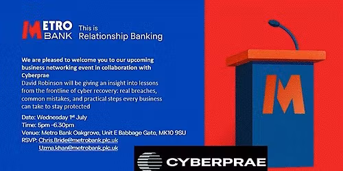 Metro Bank Cyber Security Event