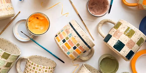 Paint Your Own Checker Mug Class