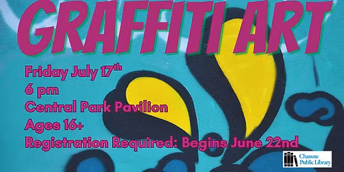 **Registration Begins June 22nd** Graffiti Art