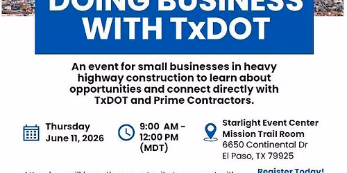 Doing Business with TxDOT