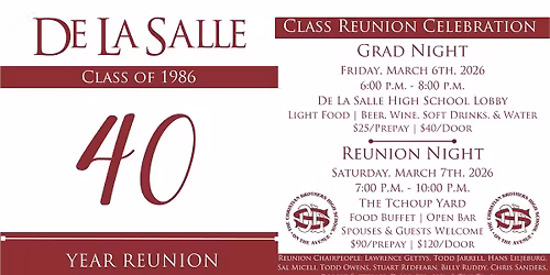 Class of 1986 Grad Night