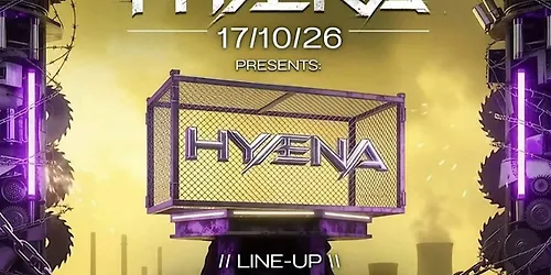 HYÆNA Techno Presents WELCOME TO THE CAGE.
