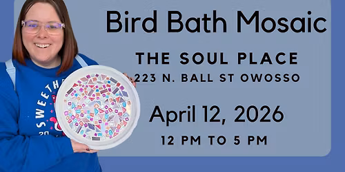 Bird Bath Mosaic 