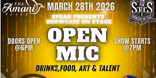 SPEAK PRESENTS SHOWCASE ON STAGE