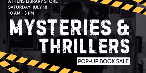 Pop-Up Sale: Mysteries & Thrillers