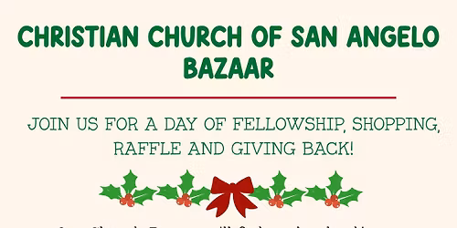 Christian Church of San Angelo Bazaar