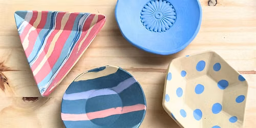 Monthly Make-Along: Multicolor dishes to hold our tiny treats and treasures