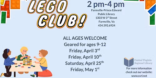 Farmville-Prince Edward Lego Club