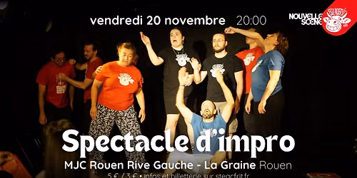 Spectacle d'impro à la Graine !