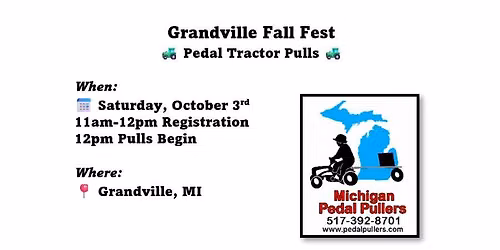 Grandville Pedal Tractor Pull
