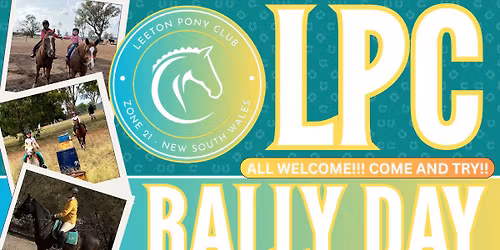 \u2022 16 November Rally Day \u2022 Last Pony Rally before Christmas Party!