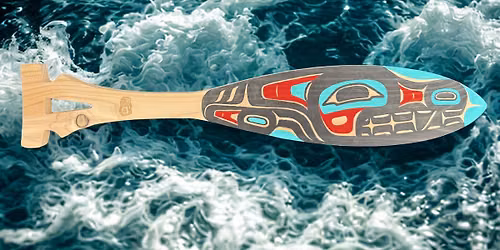 "The Wolf" Tlingit Dance Paddle Painting Workshop with W\u00e9idaak\u00e1 Y\u00f3od\u00f3ohaa