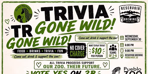 Trivia Gone Wild! | Our Zoo. Their Future.