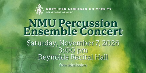 NMU Percussion Ensemble Concert