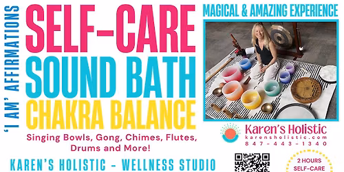 Antioch Sound Bath, Chakra Balance, "I Am" Affirmations. Relax.  Rejuvenate.  Release.