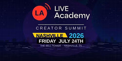 Live Academy Creator Summit 2026