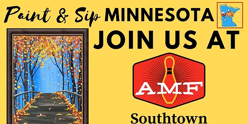 November 12 Paint & Sip at AMF Southtown Lanes