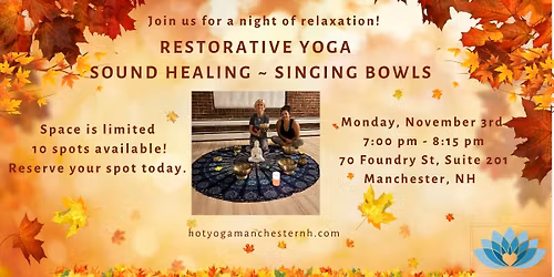 Restorative Yoga ~ Sound Healing Singing Bowls Meditation
