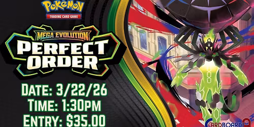 Pokemon - Perfect Order Prerelease