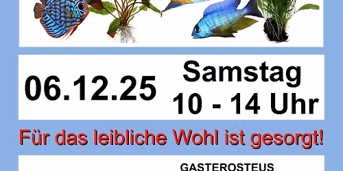 Zierfisch- und Planzenb\u00f6rse 06.12.2025
