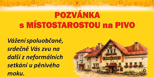 Setk\u00e1n\u00ed s m\u00edstostarostou u piva