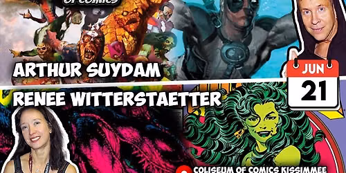 Arthur Suydam & Ren\u00e9e Witterstaetter Signing at Coliseum of Comics Kissimmee