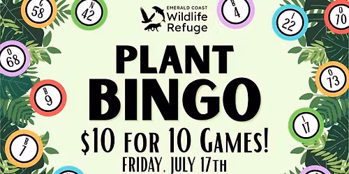Plant Bingo for Wildlife Rescue!