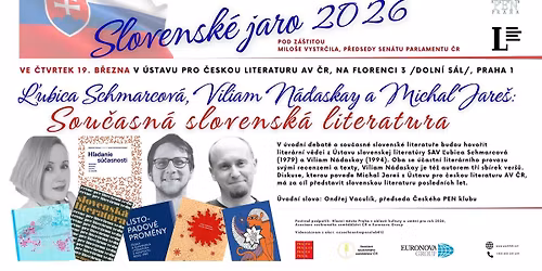 \u013dubica Schmarcov\u00e1, Viliam N\u00e1daskay a Michal Jare\u0161: Sou\u010dasn\u00e1 slovensk\u00e1 literatura