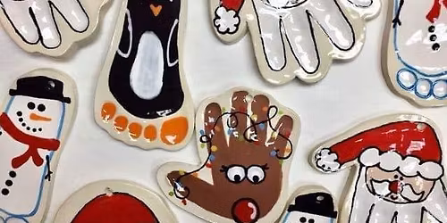 Custom Clay Hand & Foot Print Ornaments