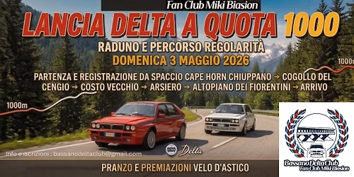 BDC - Delta a quota 1000 - 3 maggio 2026